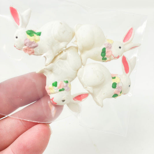 Bundle of Miniature Plastic Easter Bunnies
