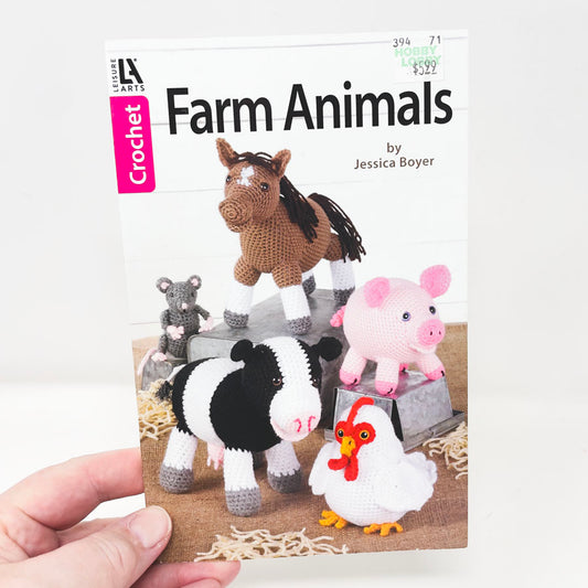 "Farm Animals" Crochet Booklet by Jessica Boyer