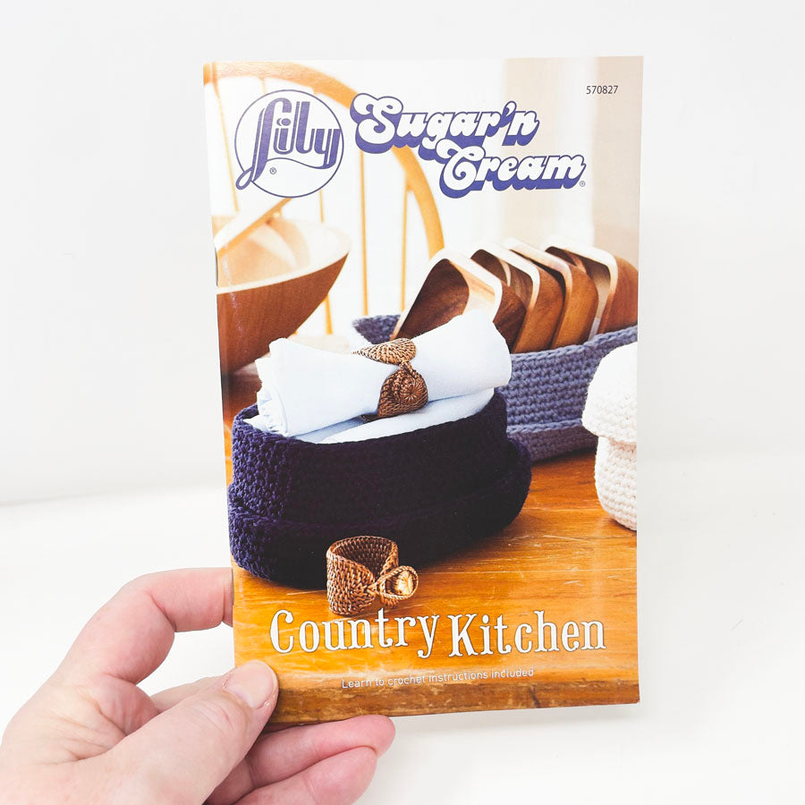 "Country Kitchen" Crochet Booklet by Lily Sugar'n Cream