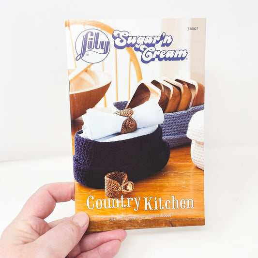 "Country Kitchen" Crochet Booklet by Lily Sugar'n Cream