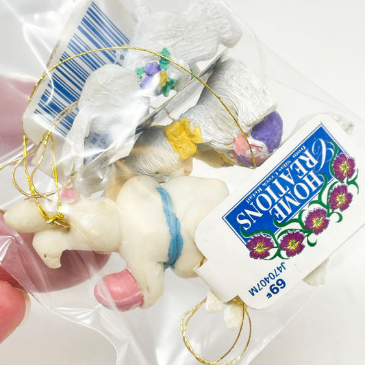 Bundle 2: Four Easter Bunny Miniature Ornaments