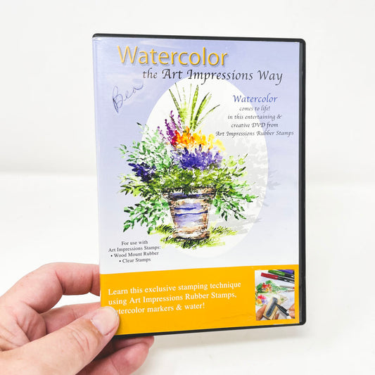 Watercolor Stamping How To DVD - "Watercolor the Art Impressions Way"