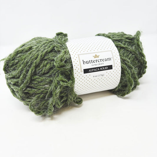 Buttercream Alpaca Solid Yarn - Green