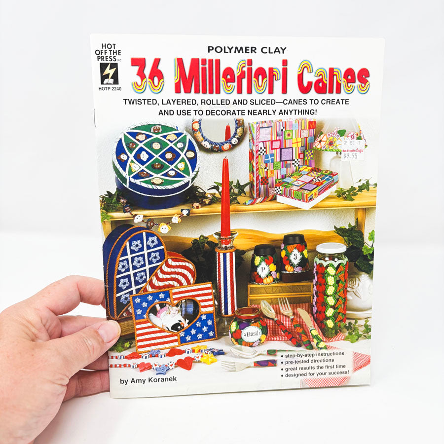 36 Millefiori Canes Polymer Clay Booklet by Amy Koranek