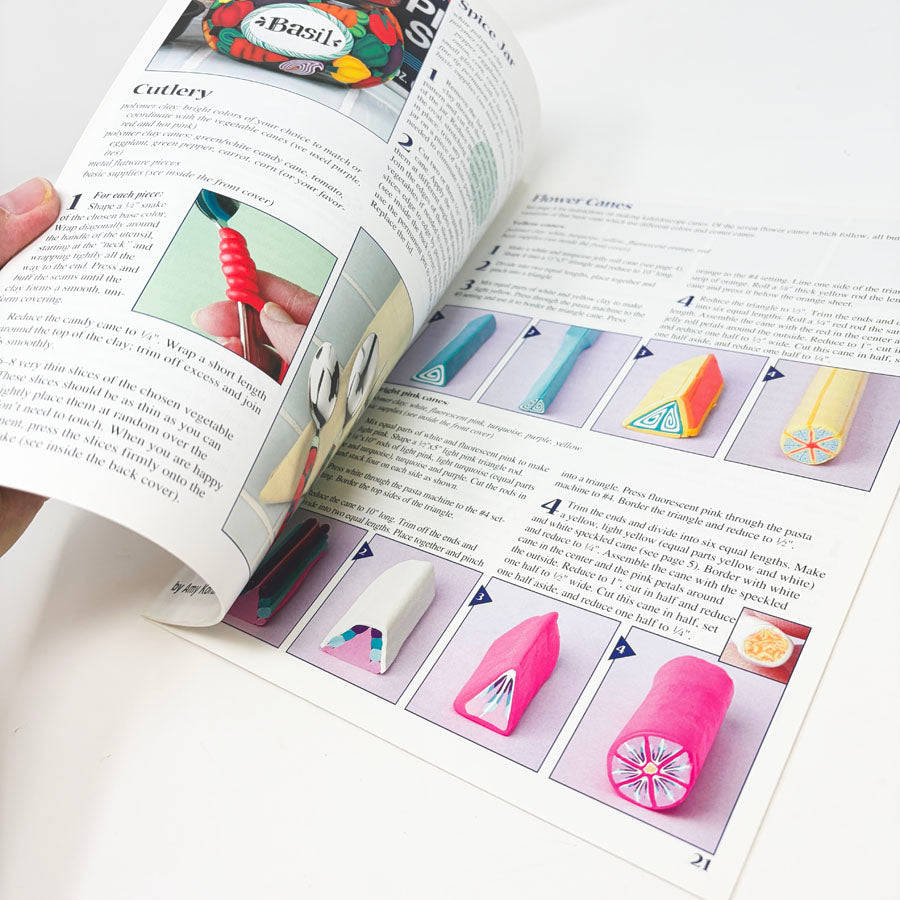 36 Millefiori Canes Polymer Clay Booklet by Amy Koranek