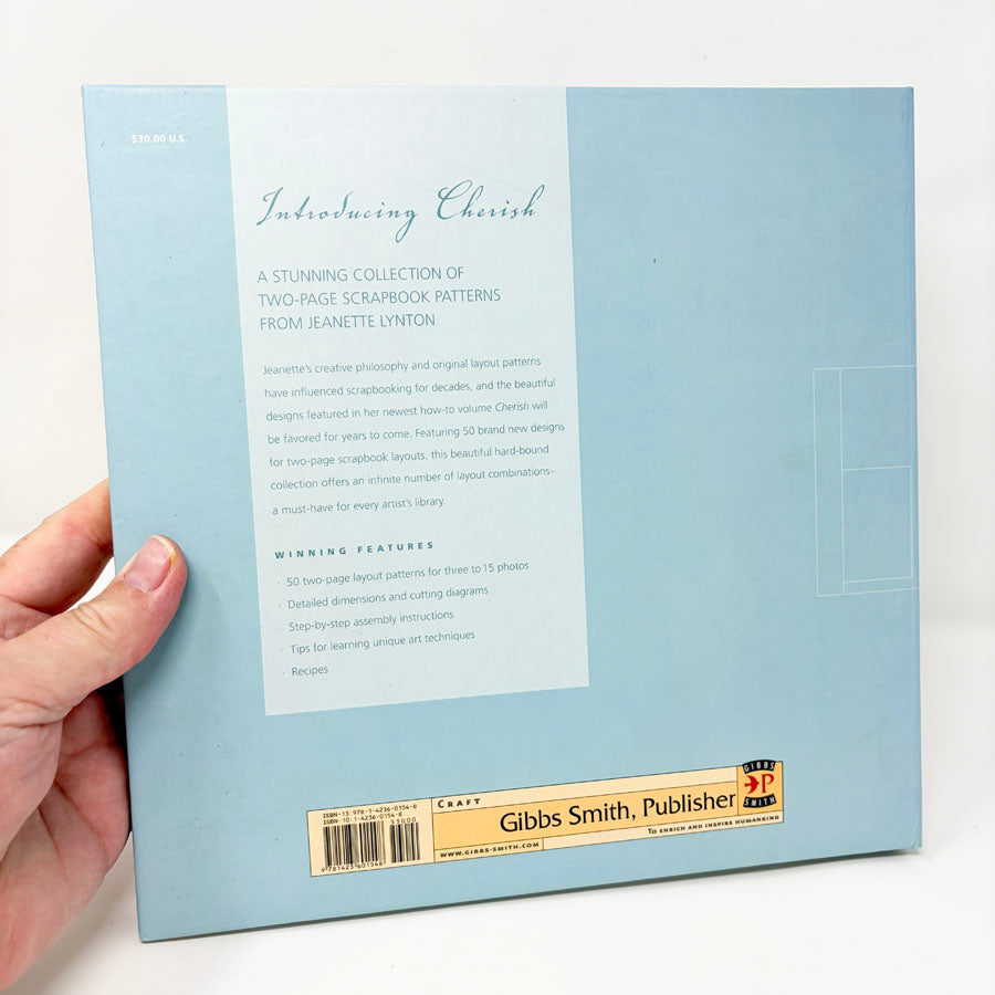 Cherish – Scrapbook Layouts Simple Book by Jeanette R. Lynton