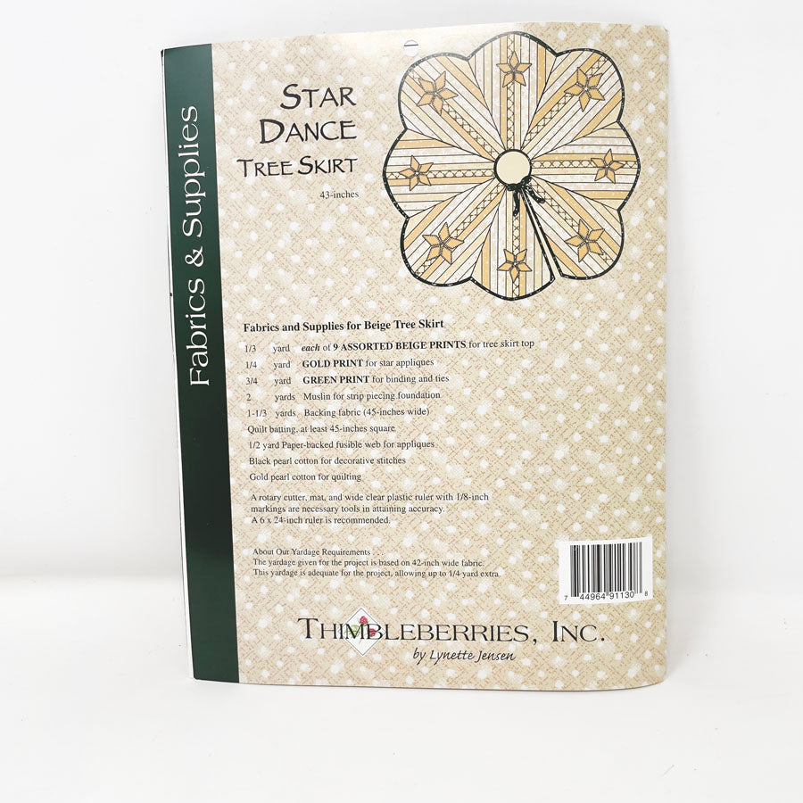 Star Dance Tree Skirt Pattern by Thimbleberries
