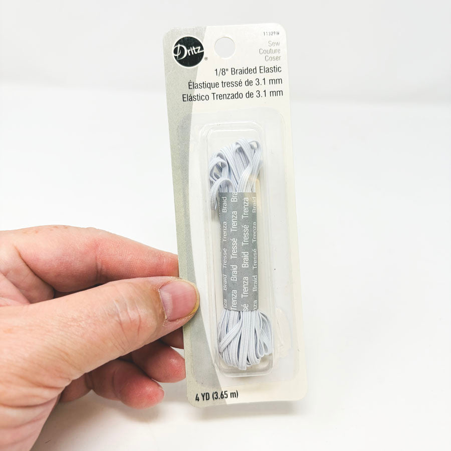 Dritz 1/8" Braided Elastic