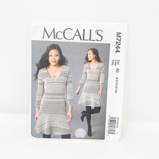 M7244 Dress Pattern (6-14)- McCall's - 2015