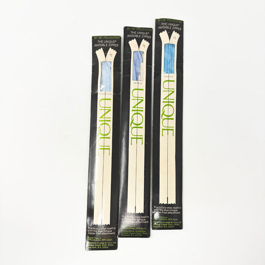 Unique Invisible 16-18" Zippers - Pick a Color