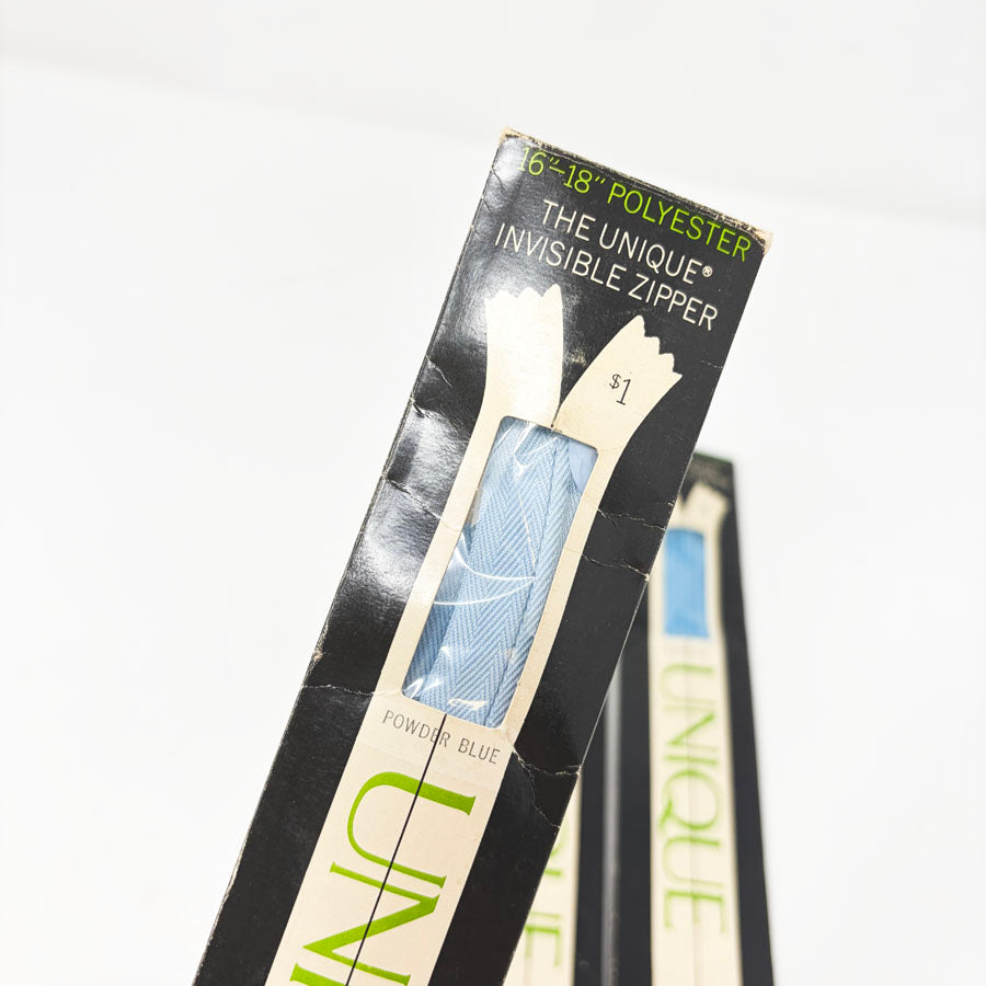 Unique Invisible 16-18" Zippers - Pick a Color