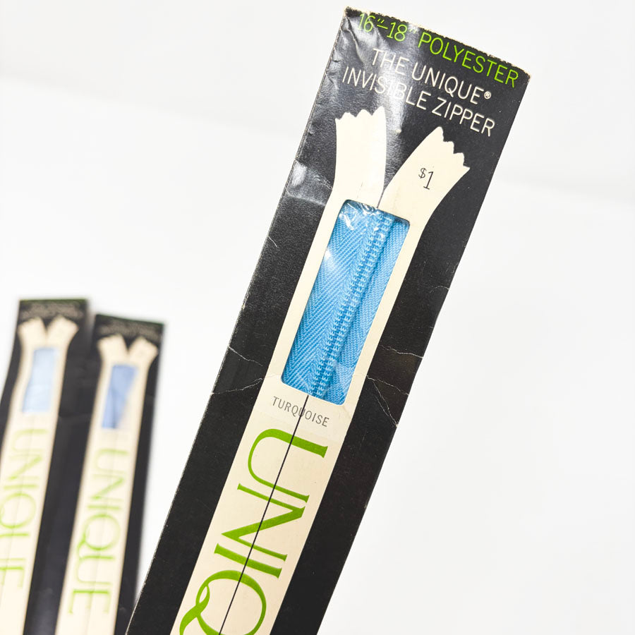 Unique Invisible 16-18" Zippers - Pick a Color