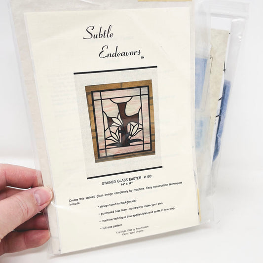 Subtle Endeavors Stained Glass Quilt Patterns - Pick a Design