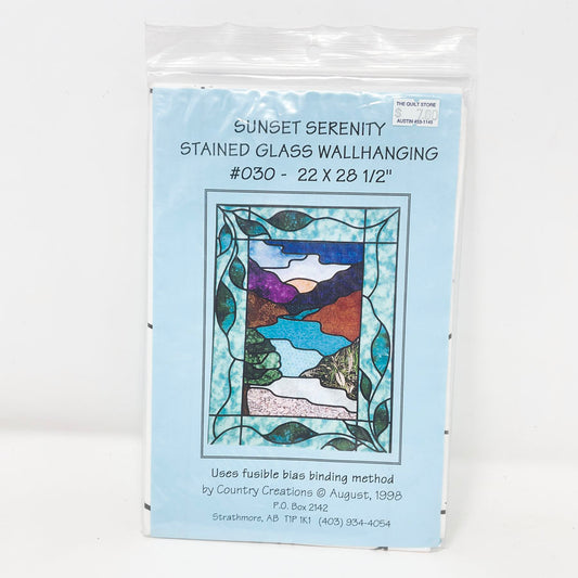 Assorted Stained Glass Style Quilt Patterns - Pick a Design