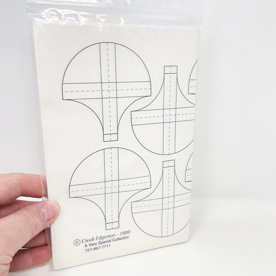 Apple Core & Clamshell Sample Pack Quilt Templates