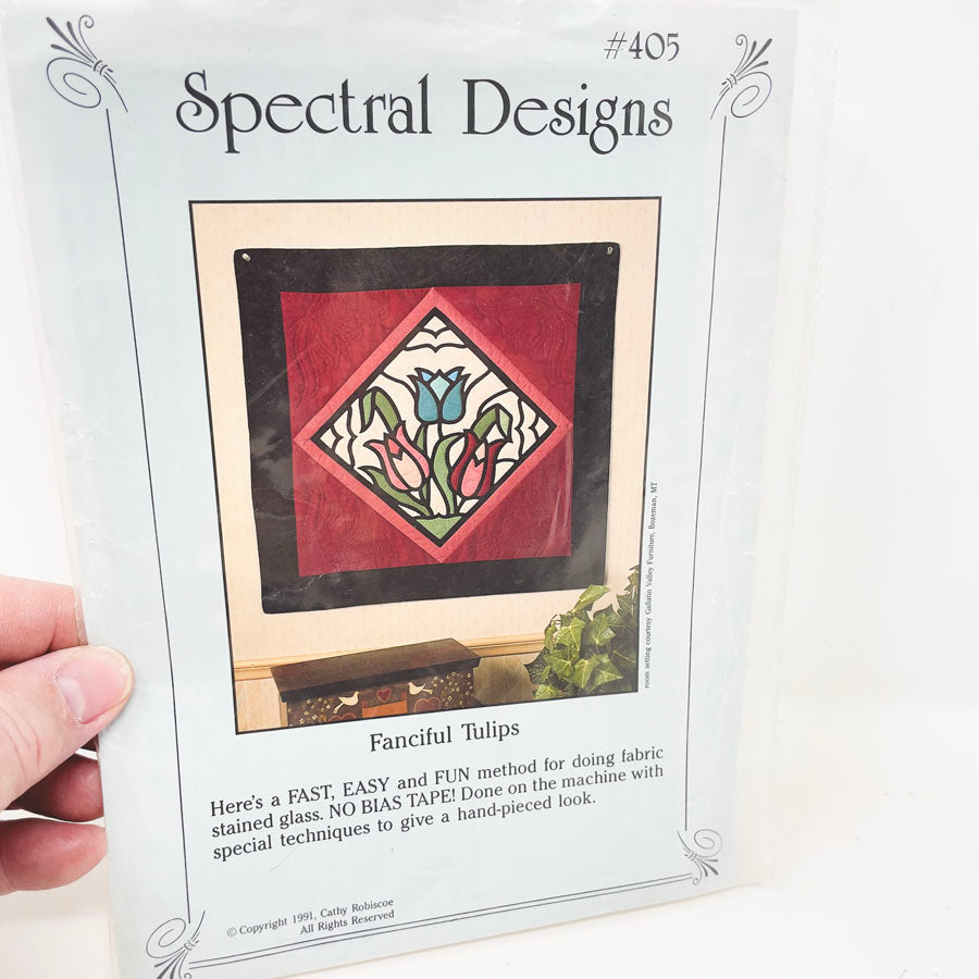 Assorted Stained Glass Style Quilt Patterns - Pick a Design