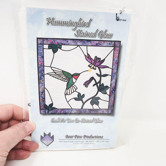 Bear Paw Stained Glass Quilt Patterns - Pick a Design