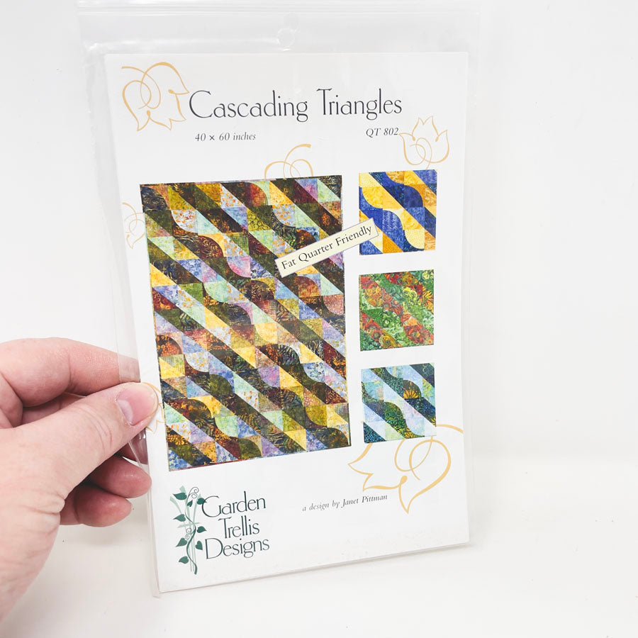 Cascading Triangles Quilt Pattern