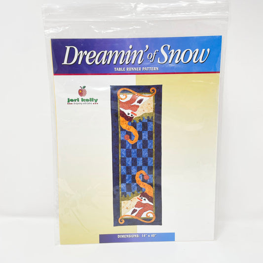 Dreamin' of Snow Quilted Table Runner Pattern