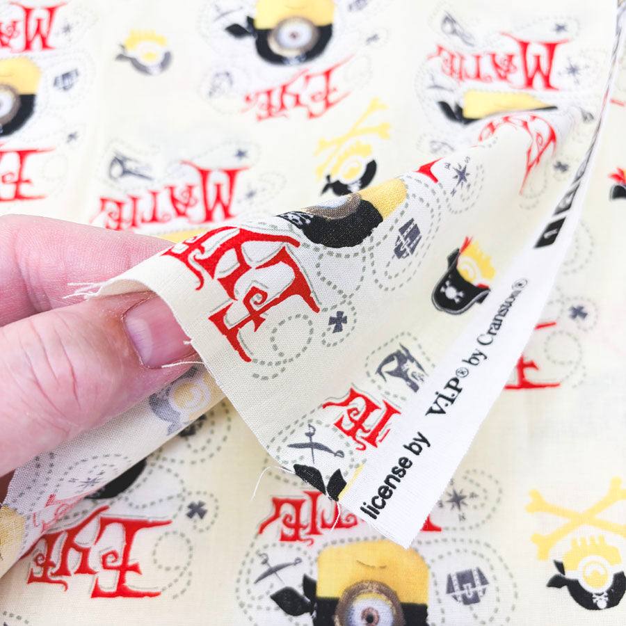 32" x 1 yd Minions Eye Matie Fabric