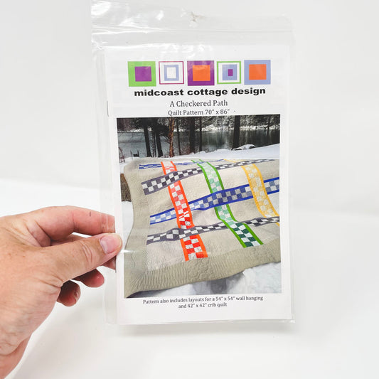 Midcoast Cottage Design - "A Checkered Path" Quilting Pattern