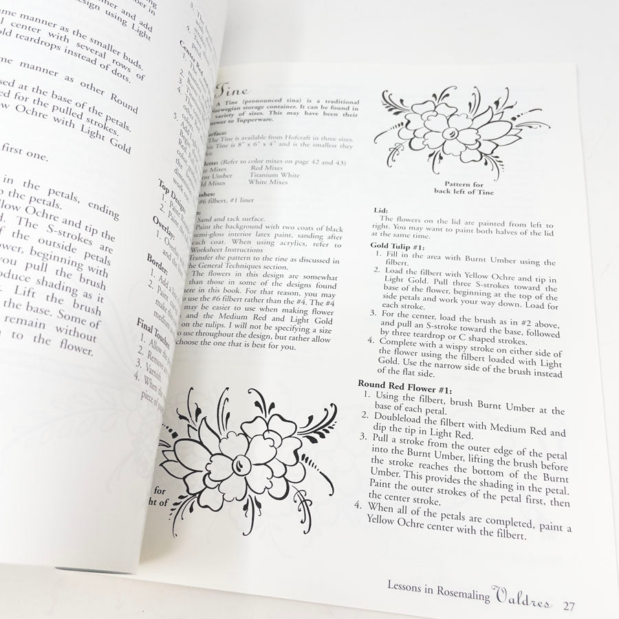 "Lessons in Rosemaling - Valdres" by Lois Mueller