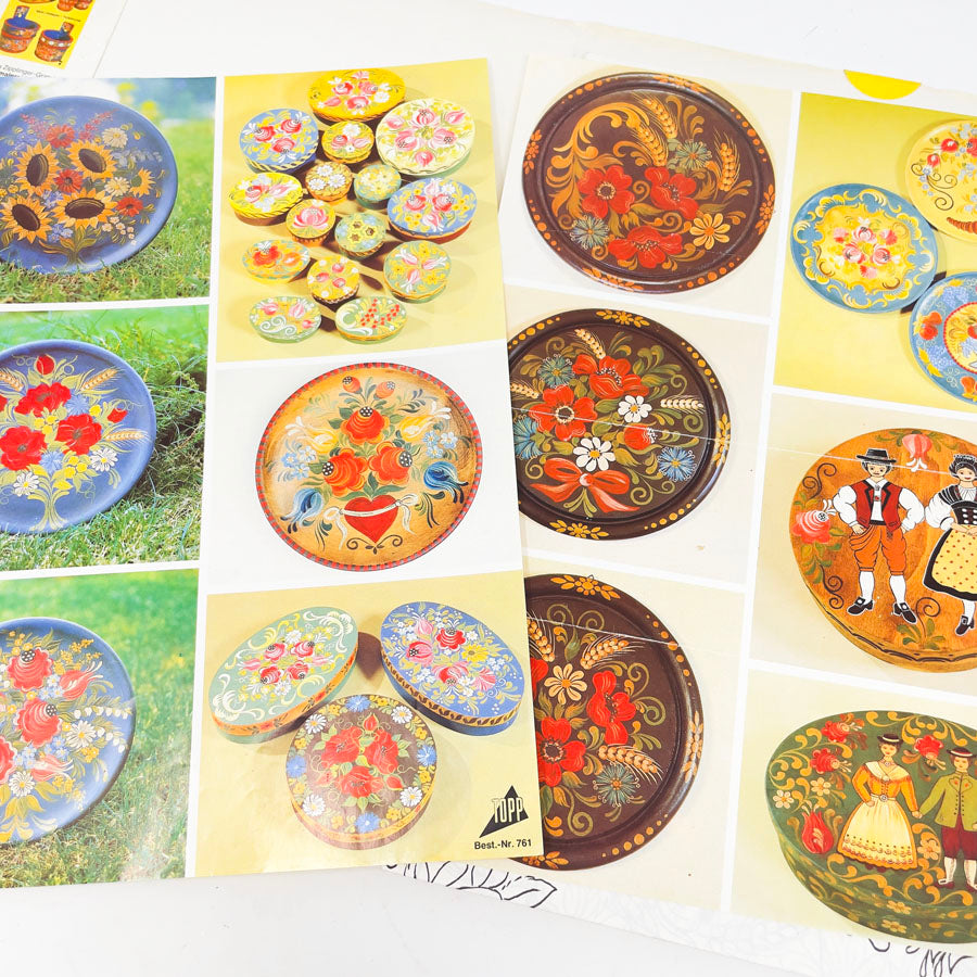 Bauernmalerei (Vintage Rosemaling)