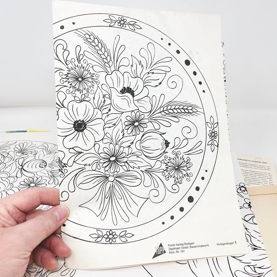 Bauernmalerei (Vintage Rosemaling)