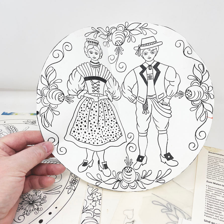 Bauernmalerei (Vintage Rosemaling)