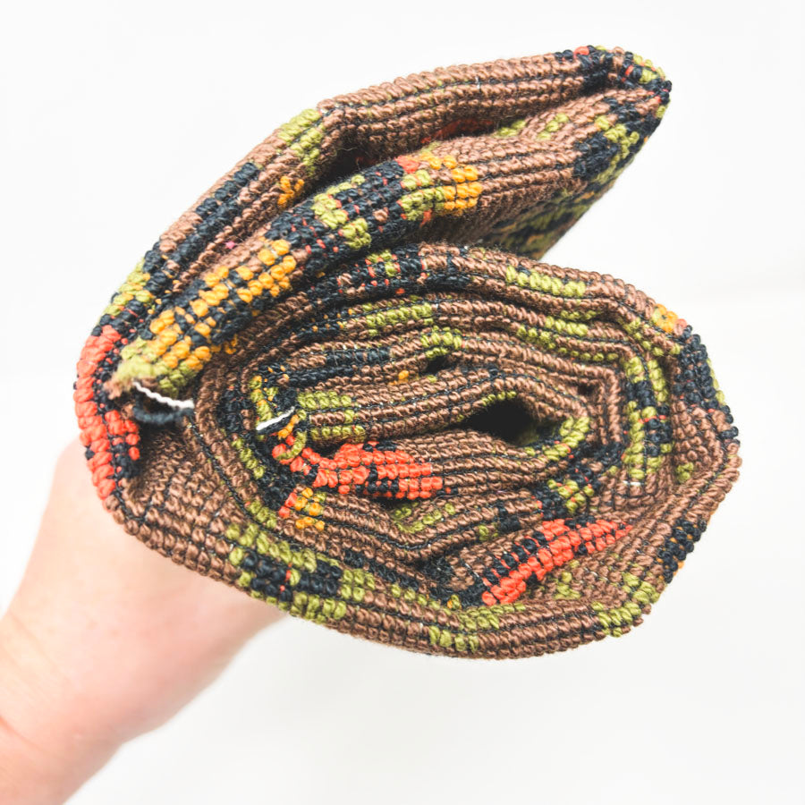 41" x 32" Vintage Carpet Bag/Tapesty Fabric Remnant