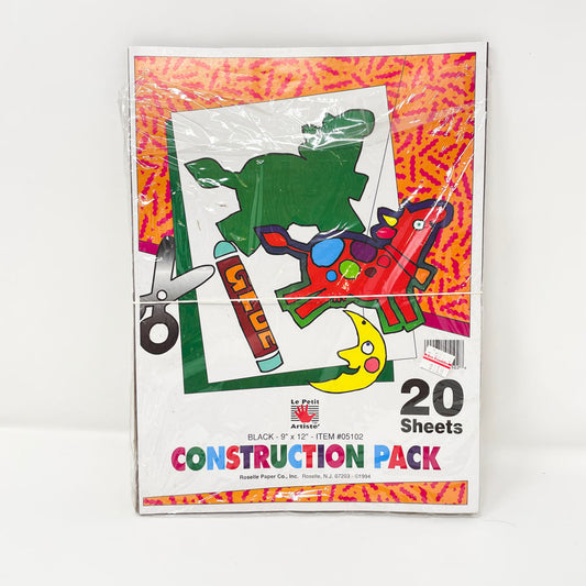 Black Construction Paper
