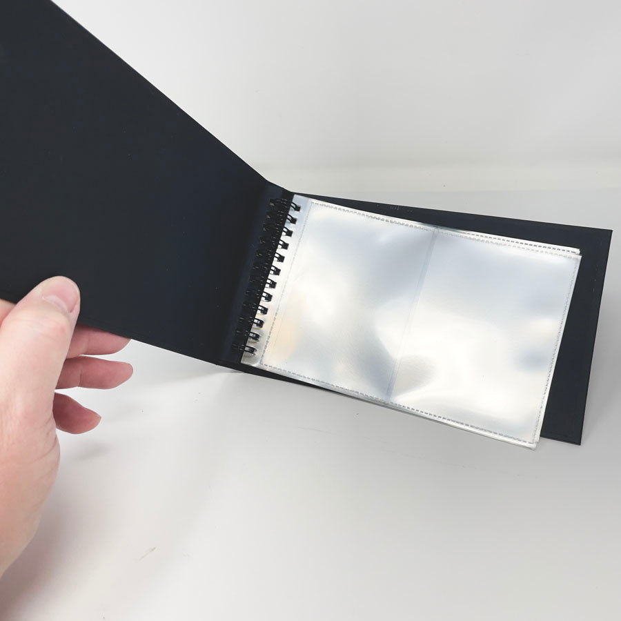 Small Black Wirebound Album