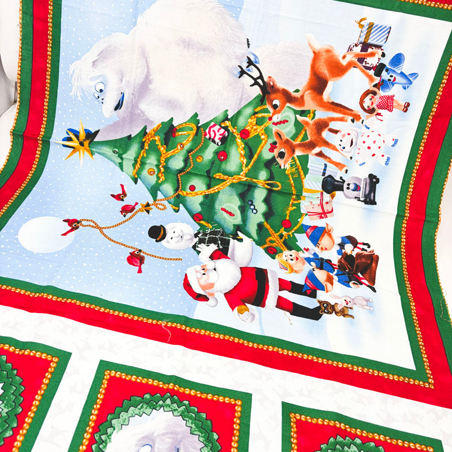 43" x 24" Rudoph Fabric Panel by Quilting Treasures