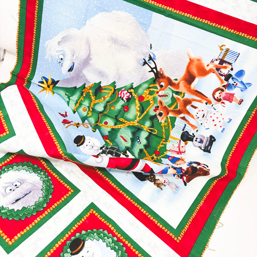 43" x 24" Rudoph Fabric Panel by Quilting Treasures