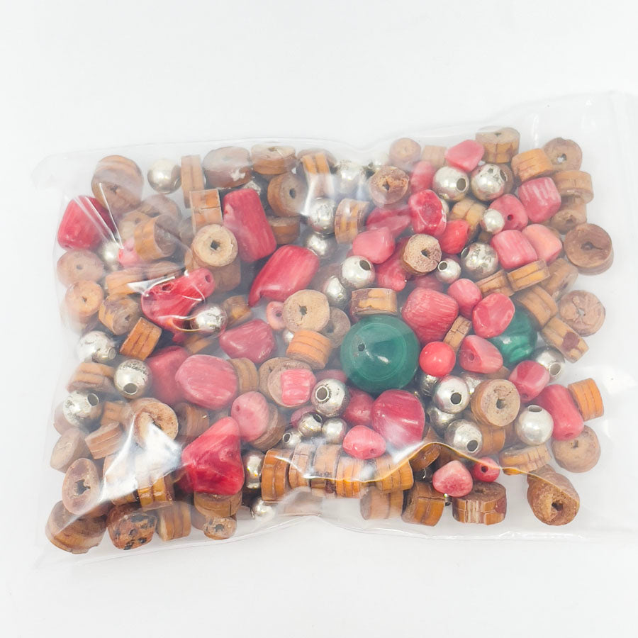 Small Bundle of Wood Beads