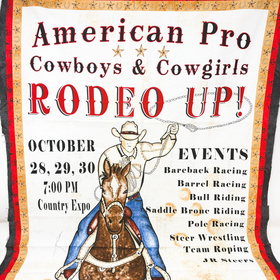 23" x 44" Rodeo Fabric Panel by Blank Quilting