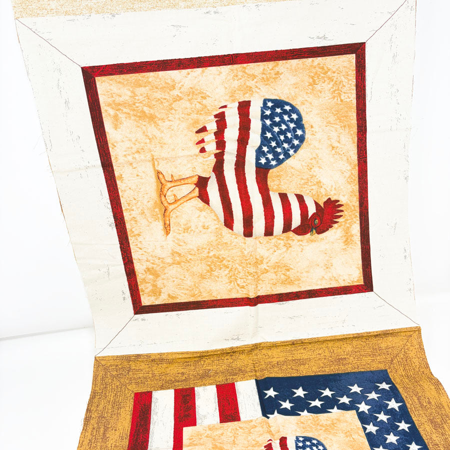 44" x 18" Daisy Kingdom Yankee Doodle Doo Rooster Pillow Panel