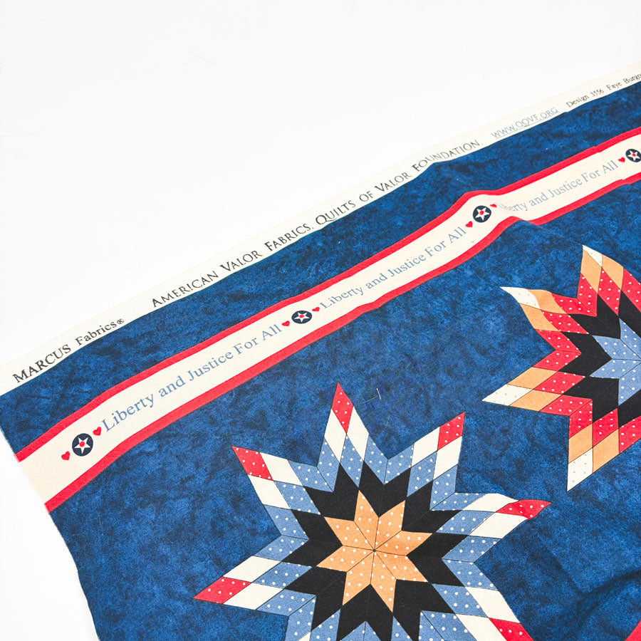 24" x 42" American Valor Fabrics Marcus Fabrics Quilts of Valor Foundation