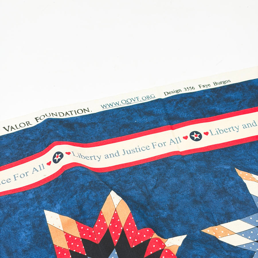 24" x 42" American Valor Fabrics Marcus Fabrics Quilts of Valor Foundation