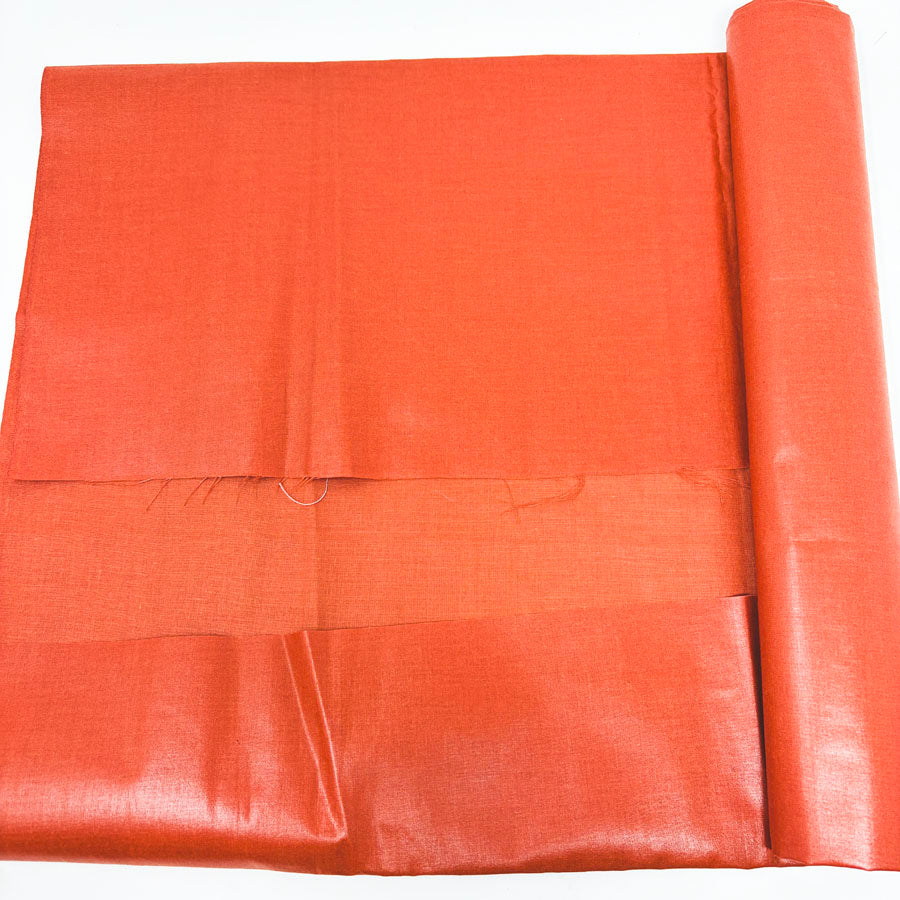 46" x 24" Terra Cotta Coated Fabric