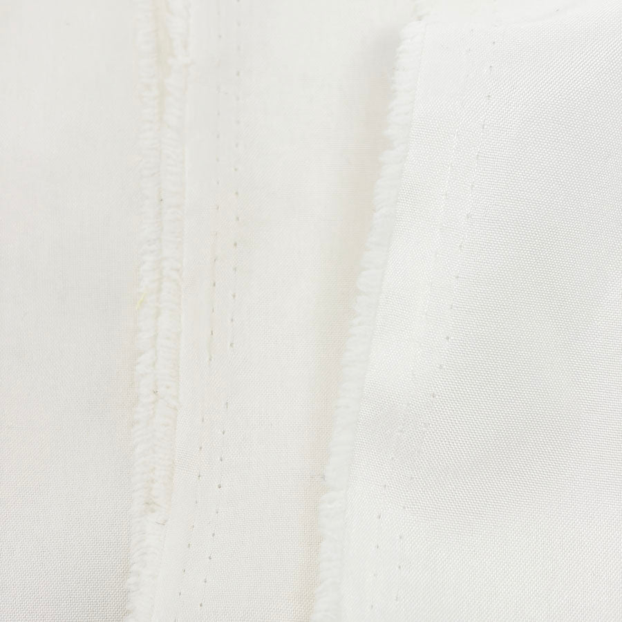 45" x 1 yd. Off-White Poly Blend Fabric