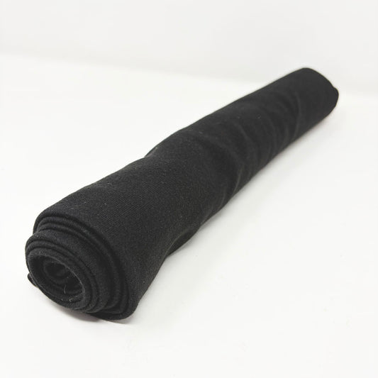 28" x 56" Black Stretch Jersey Fabric