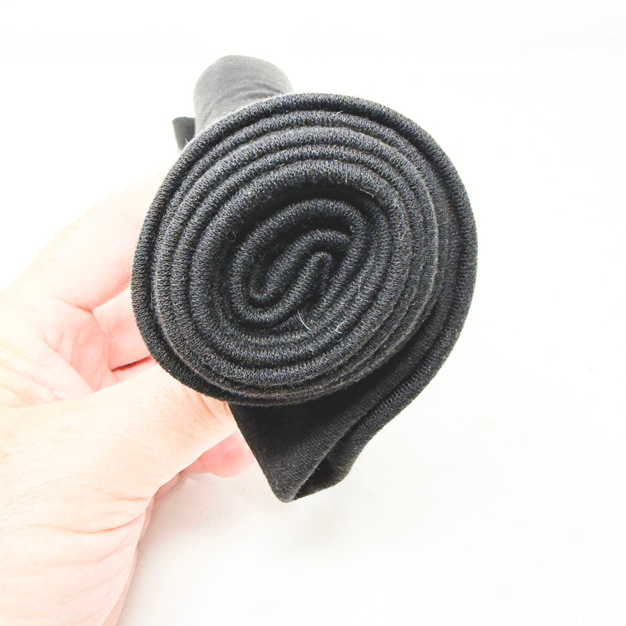 28" x 56" Black Stretch Jersey Fabric