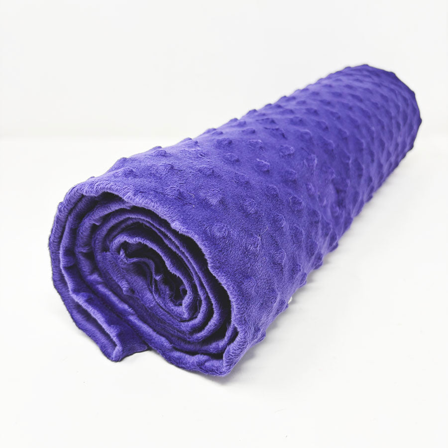 60" x 1.5 yds Purple Minky Fabric