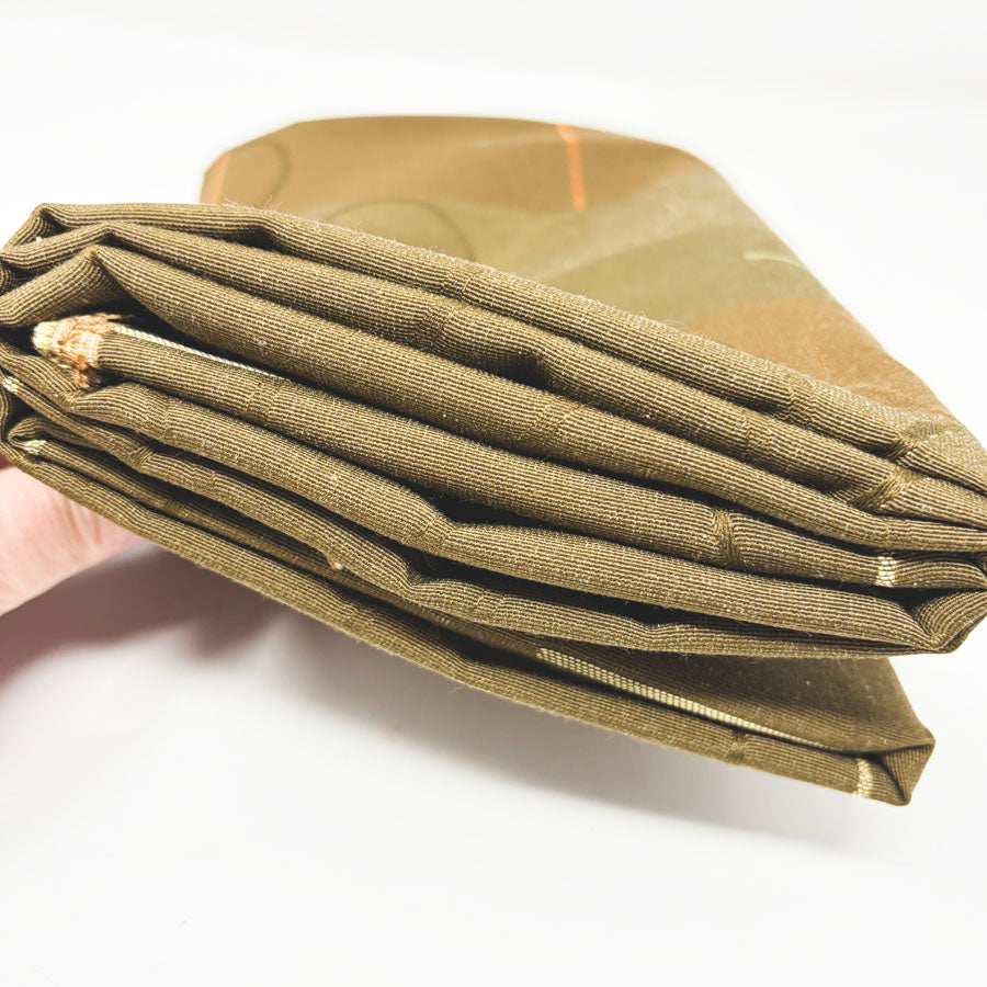 58" x 41" Brown Circles Heavyweight Upholstery Fabric