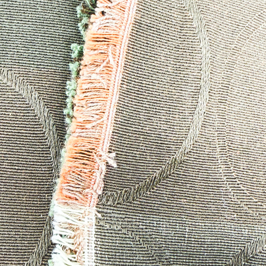 58" x 41" Brown Circles Heavyweight Upholstery Fabric