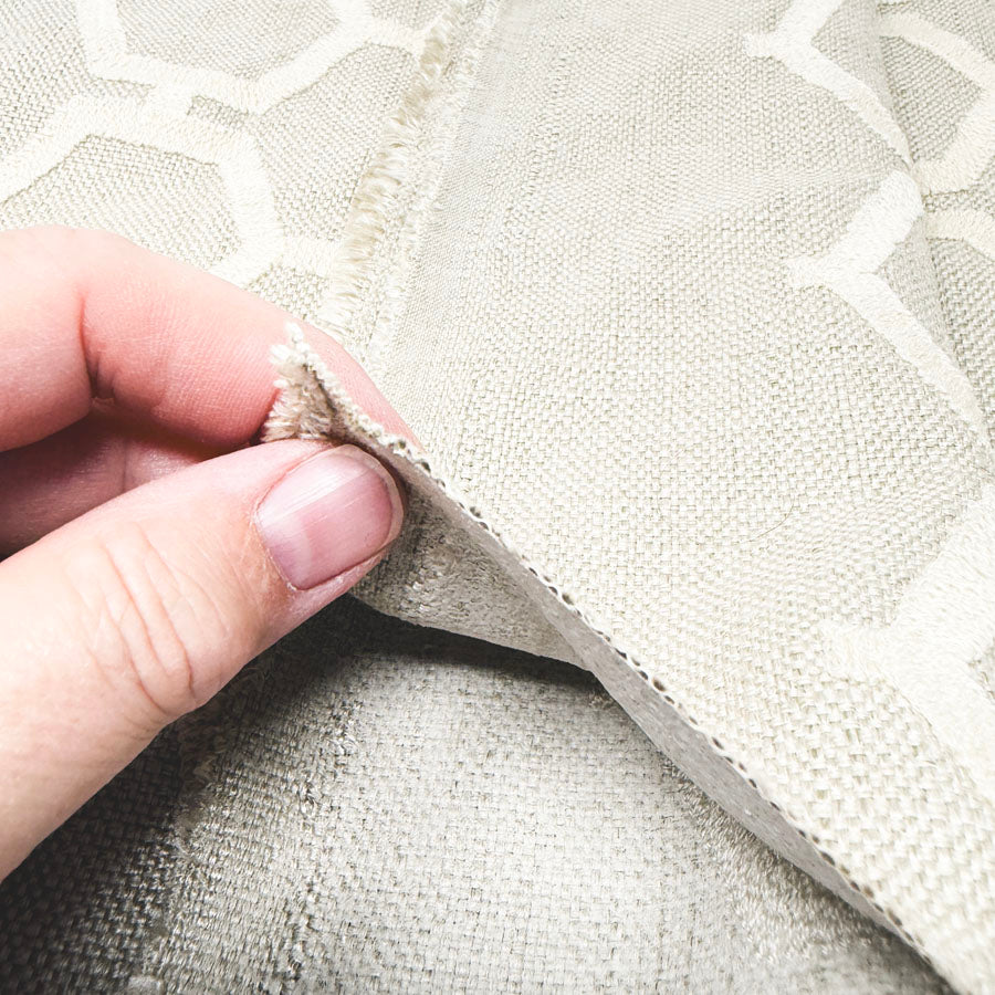 56" x 16" Thick Lattice Upholstery Fabric