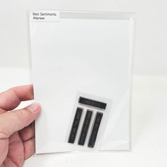 Best Sentiments Clear Stamps by Altenew