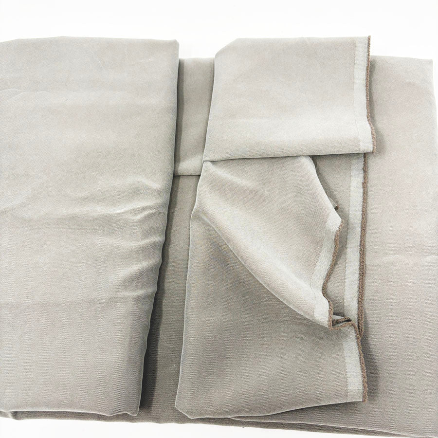 45" x 44" Grey Green Brushed Microfiber Fabric - Lightweight