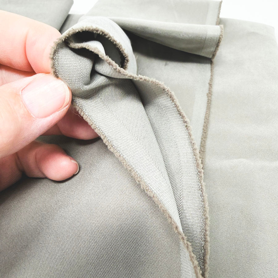 45" x 44" Grey Green Brushed Microfiber Fabric - Lightweight